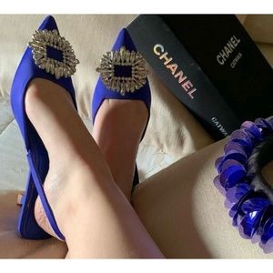 ZARA Shimmery Slingback Heels - NWOT